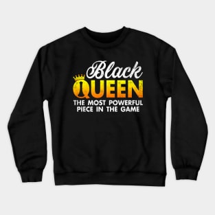 Black Queen T-Shirt African American Women Gift Crewneck Sweatshirt